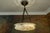 Art Deco Alabaster and Brass Pendant Light, Germany, 1920s For Sale - Image 3 of 18
