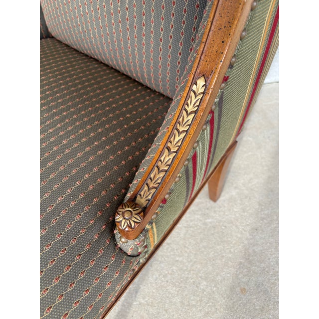 Henredon French Regency Style Upholstered Accent Chair For Sale - Image 12 of 15