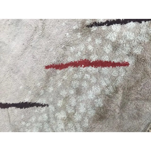 Antique Moroccan Art Deco Rug, 1930s For Sale - Image 3 of 10