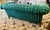 Early 21st Century Green Plaid Chesterfield Oversized Loveseat Sofa For Sale - Image 5 of 7