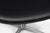 Vintage Swivel Swan Chair in Black Leather by Arne Jacobsen for Fritz Hansen, 1950s For Sale - Image 6 of 7