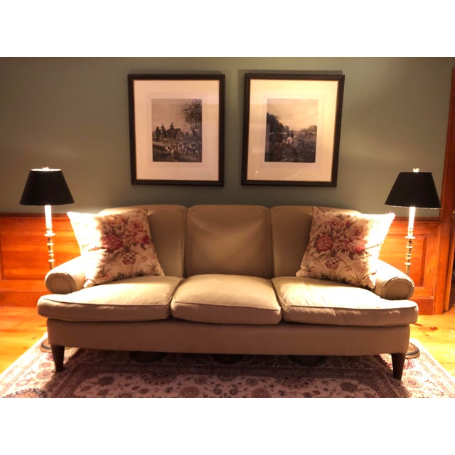 Henredon Ralph Lauren Neutral Down Fill Sofa Chairish