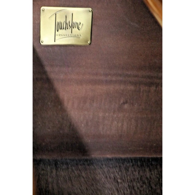 Wood Touchstone Collection Highboy Four Drawer Dresser Factory Distressed For Sale - Image 7 of 10