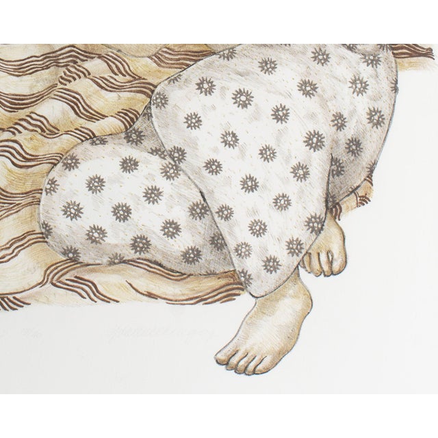 1999 “Ho'onanea” Lithograph by Yvonne Cheng For Sale - Image 4 of 7