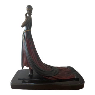 "Splendor" Art Deco Signed & Numbered 7/250 by Erte Bronze Sculpture For Sale