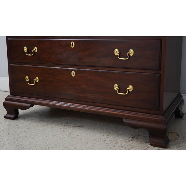 Henkel Harris Mahogany John Hancock Secretary Desk For Sale - Image 11 of 18