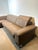 Large Taupe Leather Corner Sofa For Sale - Image 4 of 5