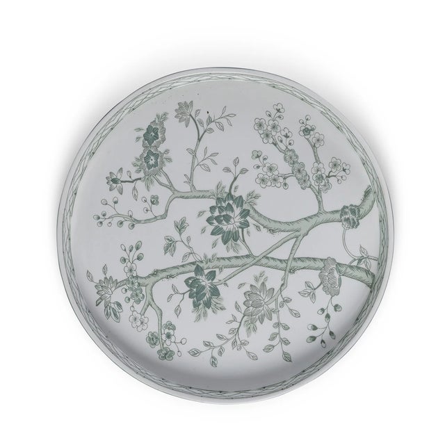 Jardin is our floral branch chinoiserie inspired collection of porcelain which is available in blush pink and soft green...