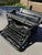 Antique industrial 1935 Underwood No. 11 wide-carriage typewriter, serial number 4368538-11, manufactured by the Underwood...