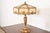 An exceptional antique Art Nouveau period table lamp with gorgeous caramel slag glass shade In the manner of Handel USA,...