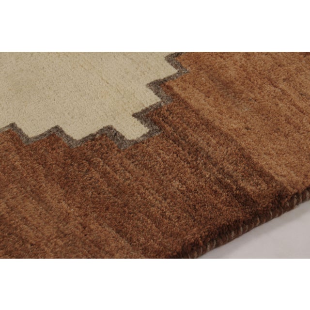 Tribal Vintage Persian Gabbeh Runner Rug With Geometric Medallions - Rug & Kilim For Sale - Image 3 of 10
