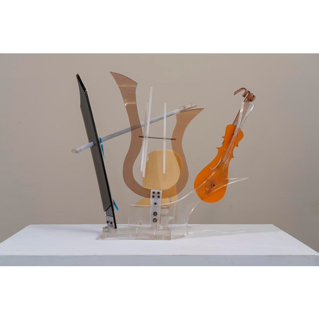 Methacrylate Classical Music Sculpture, Spain, 1980 For Sale - Image 7 of 8