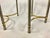 Vintage Semi Circle Brass Side Tables, 1970s, Set of 2 For Sale - Image 12 of 16
