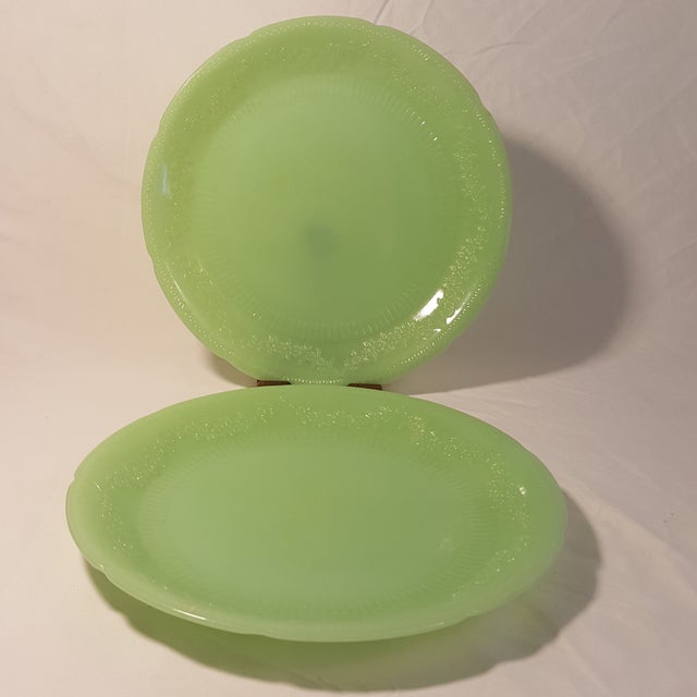 Anchor Hocking Alice Jadeite Dinner Plate, Set of 2 Chairish