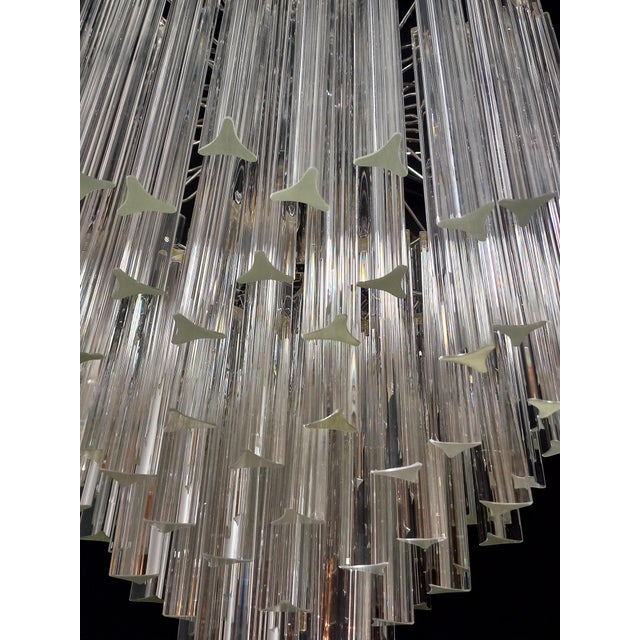 Murano Glass Chandelier in the style of Venini, 1970s For Sale - Image 9 of 11
