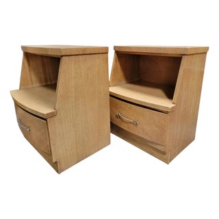 Nightstands / End Tables Mid-Century Modern 1950's - A Pair For Sale