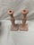 Pair of Vintage Terra Cotta Candleholders With Lion Decoration For Sale In Raleigh - Image 6 of 7