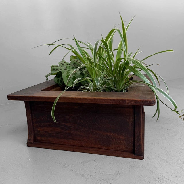 Antique Japanese Wooden Planter, 1890s For Sale - Image 9 of 12