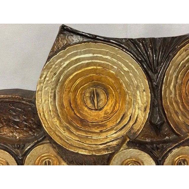 Mid Century Owl Wall Sculpture For Sale - Image 11 of 18