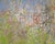 A 1960 abstract oil on canvas painting by the American artist Stephen Magada (1926-1971). Titled "Encounter," this...