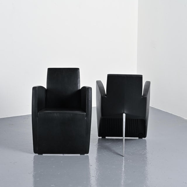J. Lang Armchairs by Philippe Starck for Driade, 1980s, Set of 2 For Sale - Image 6 of 18