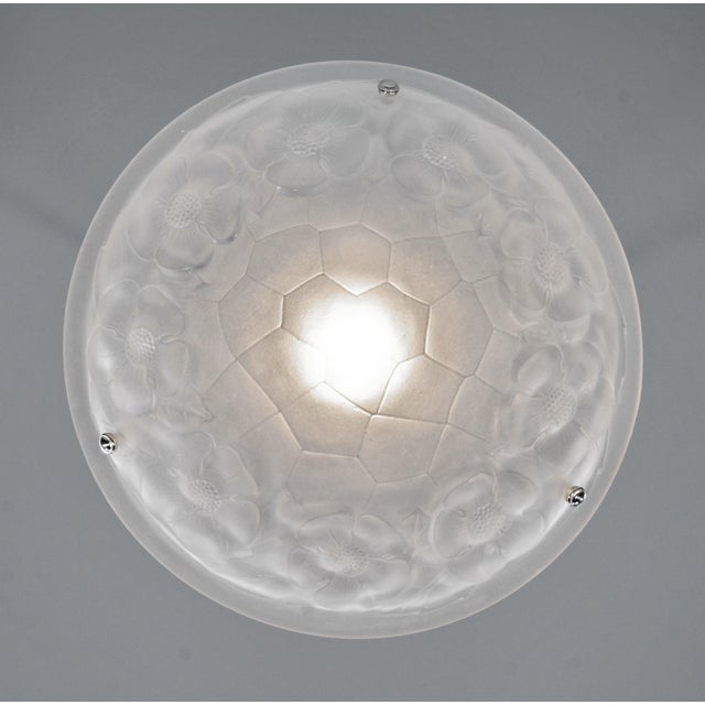 French Art Deco Pendant Light by Degue - 1920s France For Sale - Image 6 of 10