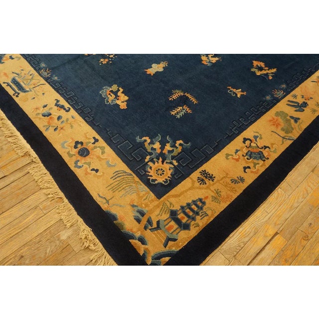 Early 20th Century Chinese Peking Carpet ( 9'1'' x 11'8'' - 277 x 356 ) For Sale - Image 9 of 11