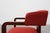 Brown Art Deco Red Chair, Belgium, 1920 For Sale - Image 8 of 13