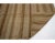 Mid 20th Century Vintage Brown Natural Wool Kilim Rug- 6′1″ × 7′10″ For Sale - Image 5 of 7