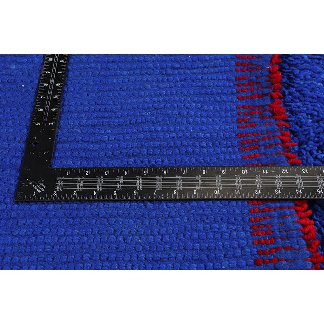 Textile Vintage Beni Mrirt Moroccan Rug, 05'07 X 09'01 For Sale - Image 7 of 10