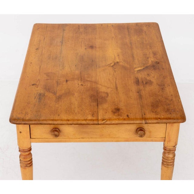 American American Pine Work Table For Sale - Image 3 of 8