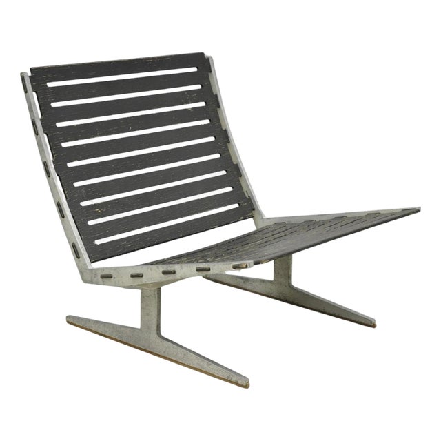 Vintage Paul Leidersdorff Caravelle Mid Century Danish Modern Lounge Chair For Sale