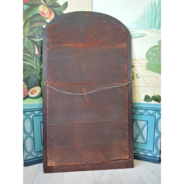 Wood Early 19th Century French Louis Philippe Period Oak Mercury Glass Mirror For Sale - Image 7 of 9