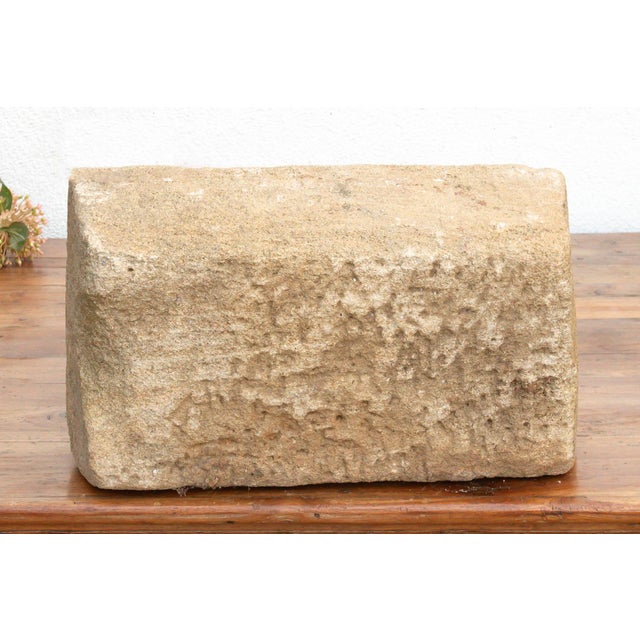 Stone Provence Trough, Vintage Sandstone Basin Planter For Sale - Image 7 of 8