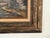 1940s Vintage Framed European Street Scene Impasto Oil Painting For Sale - Image 5 of 6