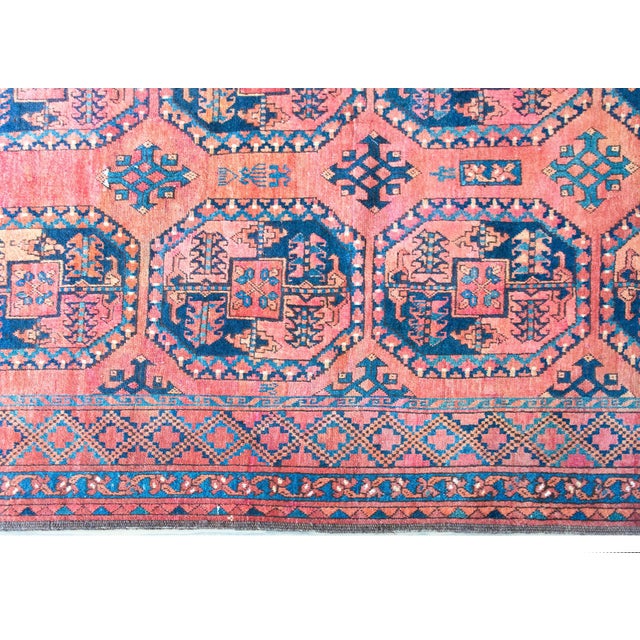 Early 20th Century Afghani Ersari Rug For Sale - Image 4 of 15