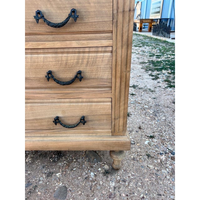 19th Century Louis XVI Marble Top Bleached Chest of Drawer / Commodes For Sale - Image 12 of 12