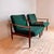 Pair of danish vintage armchairs from the 1960s - mid-century teak design revolutionize your living space with this...