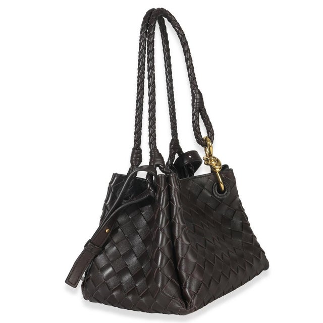 Contemporary Fondant Nappa Intrecciato Small Parachute Bag For Sale - Image 3 of 8