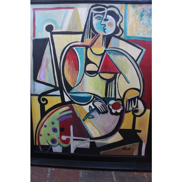 1930s 1932 Surrealism Pablo Picasso Acrylic on Board For Sale - Image 5 of 7