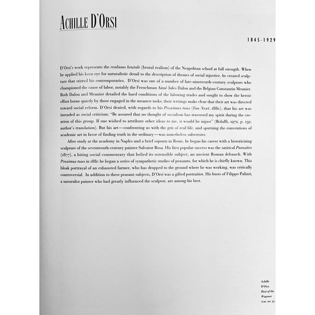 Italian Bronze Sculpture Bust “The Wagoner" (1879) by Achille d'Orsi For Sale - Image 17 of 18