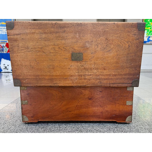 19th Century Camphor Wood Campaign Chest For Sale - Image 13 of 18