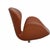 Swan Chair in Walnut and Leather by Arne Jacobsen, 2000s For Sale - Image 6 of 18
