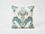 Schumacher Double-Sided Raja Embroidery Silky Print Pillow For Sale In New York - Image 6 of 8