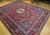 Textile Vintage Persian Tabriz Rug, Handwoven Garden Floral Pattern, Crimson & Turquoise, 11’ X 15’ For Sale - Image 7 of 12