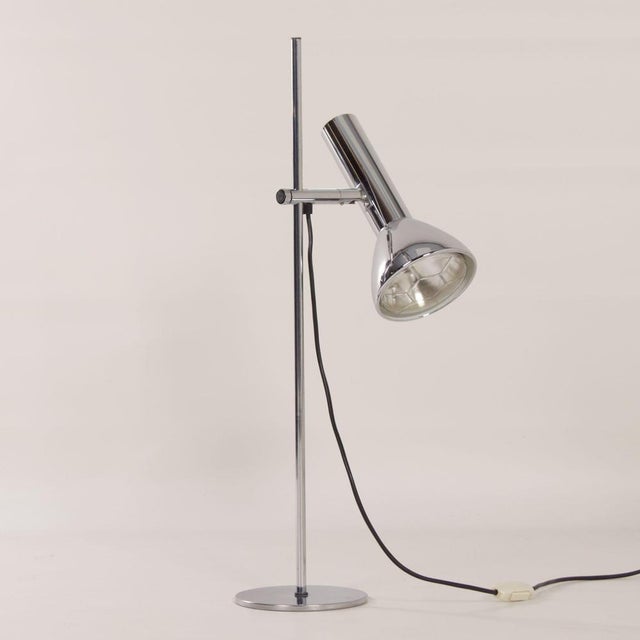 Adjustable table lamp by Hustadt Leuchten, 1970s. This lamp is fully adjustable and can be used as a table lamp or desk...