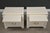 1970s 1970s White Karl Springer Style Grass Cloth Nightstands - A Pair For Sale - Image 5 of 10