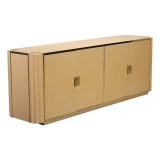 Vintage Sideboard in Lacquered Wood by Alain Delon for Mario Sabot, 1970s For Sale