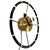 Striking 1950 Model 4756 "Steering Wheel" Wall Clock by the George Nelson Design Studio for the Howard Miller clock...