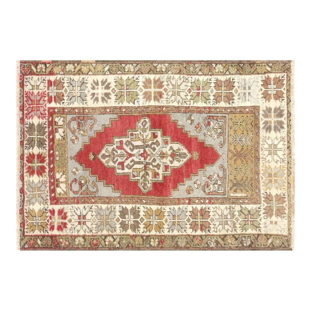 1960s Turkish Oushak Rug For Sale